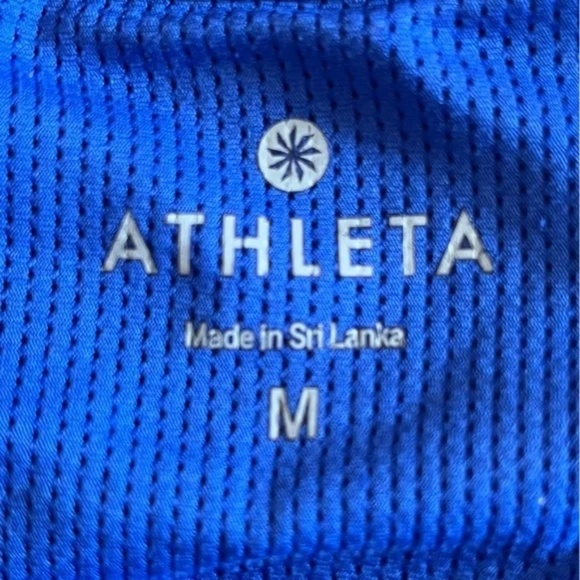 Athleta | Cobalt Blue Double Dare Compression Sports Bra, Medium - Picture 4 of 5